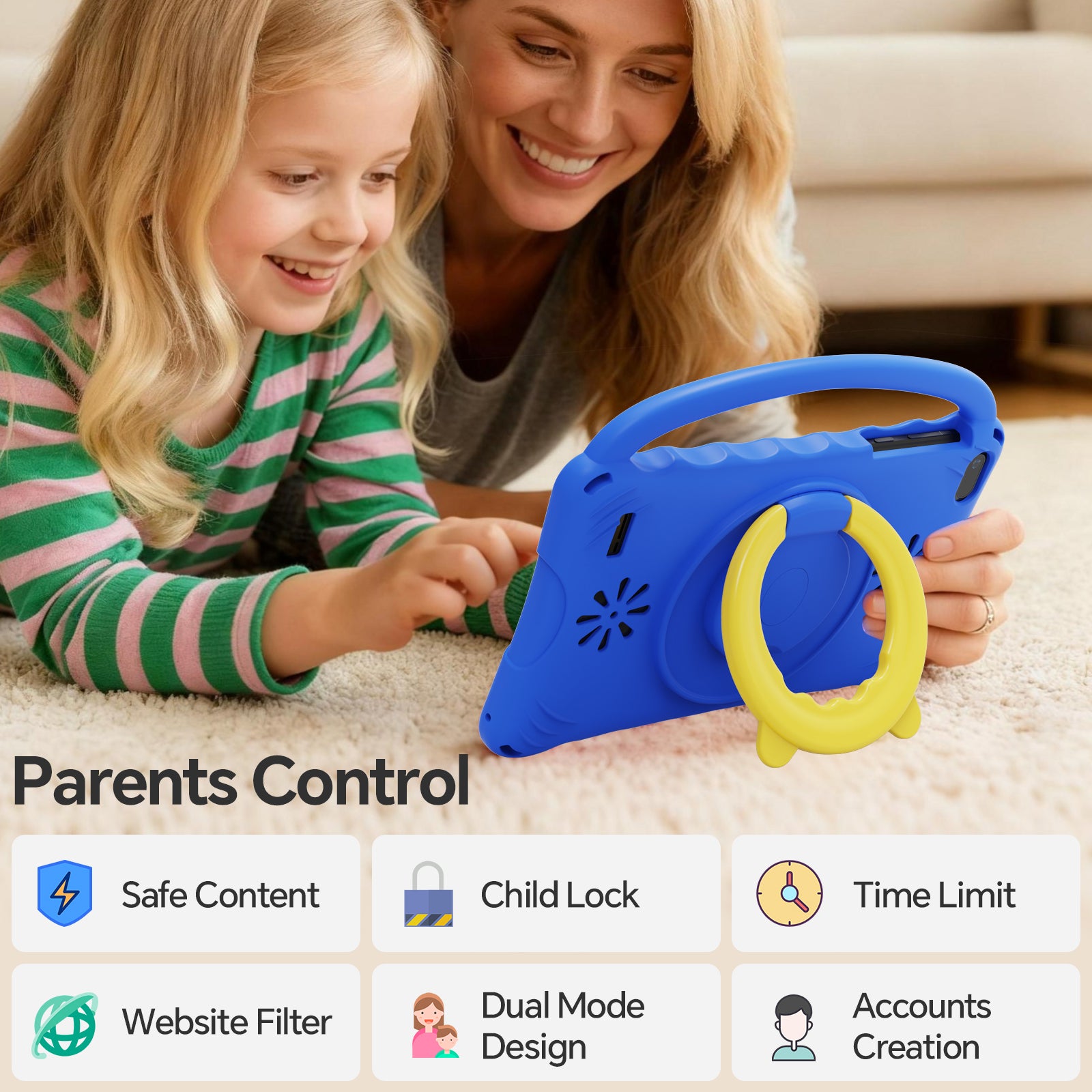 DOUNDY MID7035-AC 7inch Quad-Core Android Kids Tablet