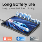 Doundy 10.1 Inch Tablet, Helio G80 Octa-Core, 10+64GB Android Pad, 8+13MP Dual Camera, Long-Lasting Battery for Work & Play Tablet Computer