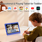 Doundy 10.1" Android 15 Kids Tablet, 6GB & Dual Camera Tablet for Kid, 6000mAh，Parent Control