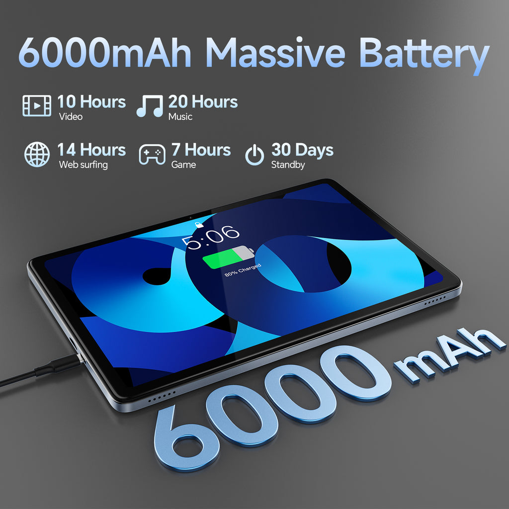 MID1061-B Android 15 Tablet | 10GB + 64GB