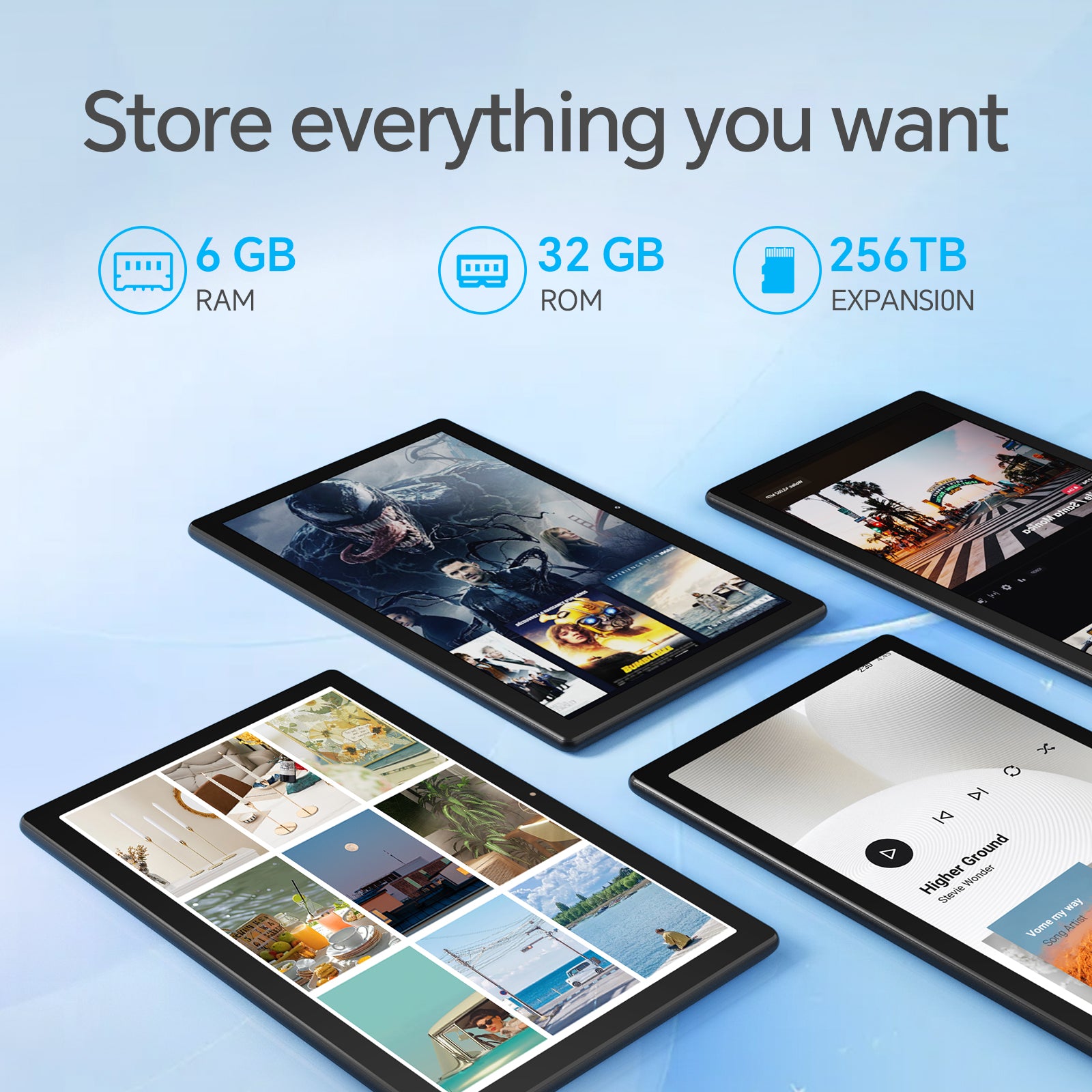 DOUNDY MID1050-AE 10.1 inch Adult Business Tablet Android 15 6GB RAM 32GB ROM