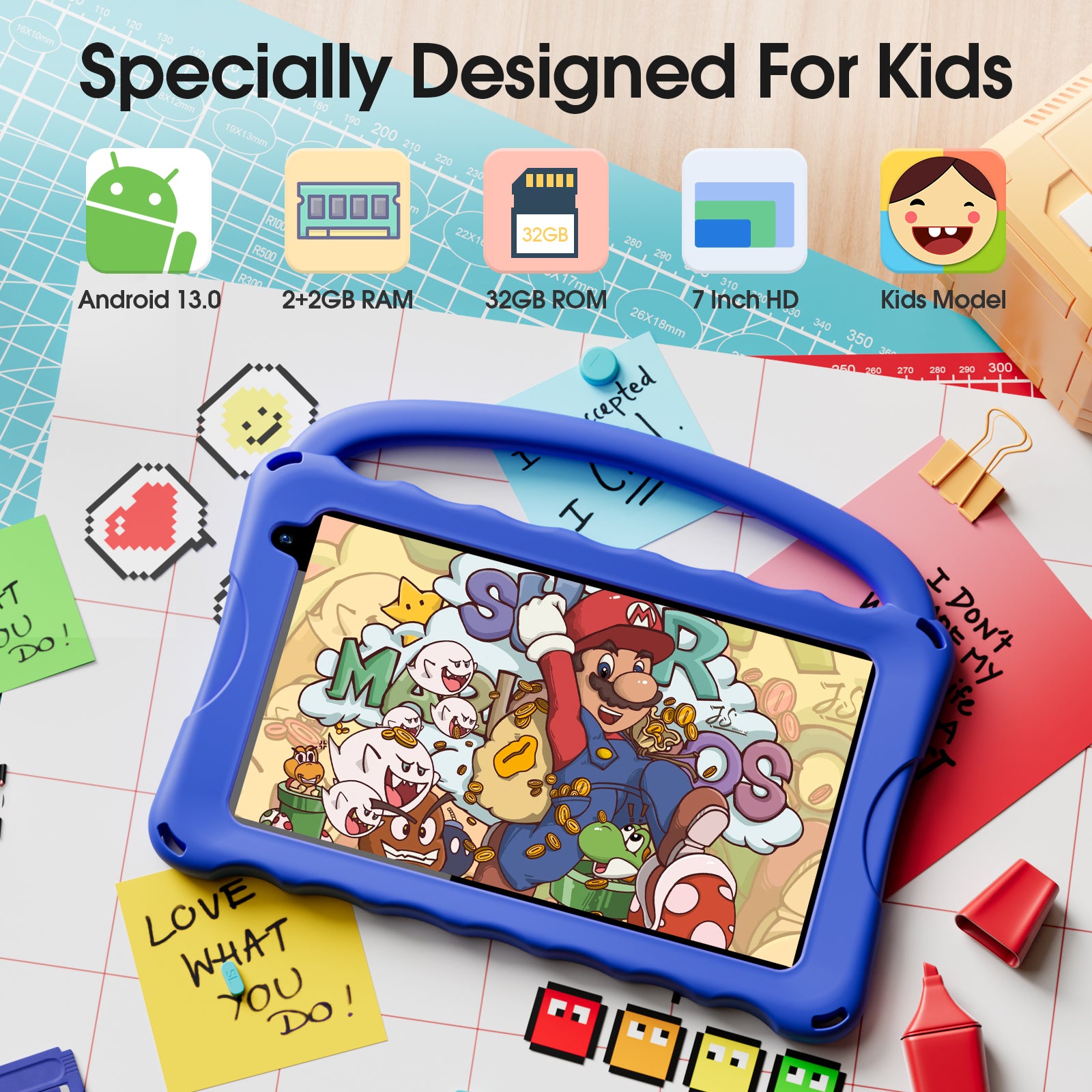 DOUNDY MID7035-AC 7inch Quad-Core Android Kids Tablet