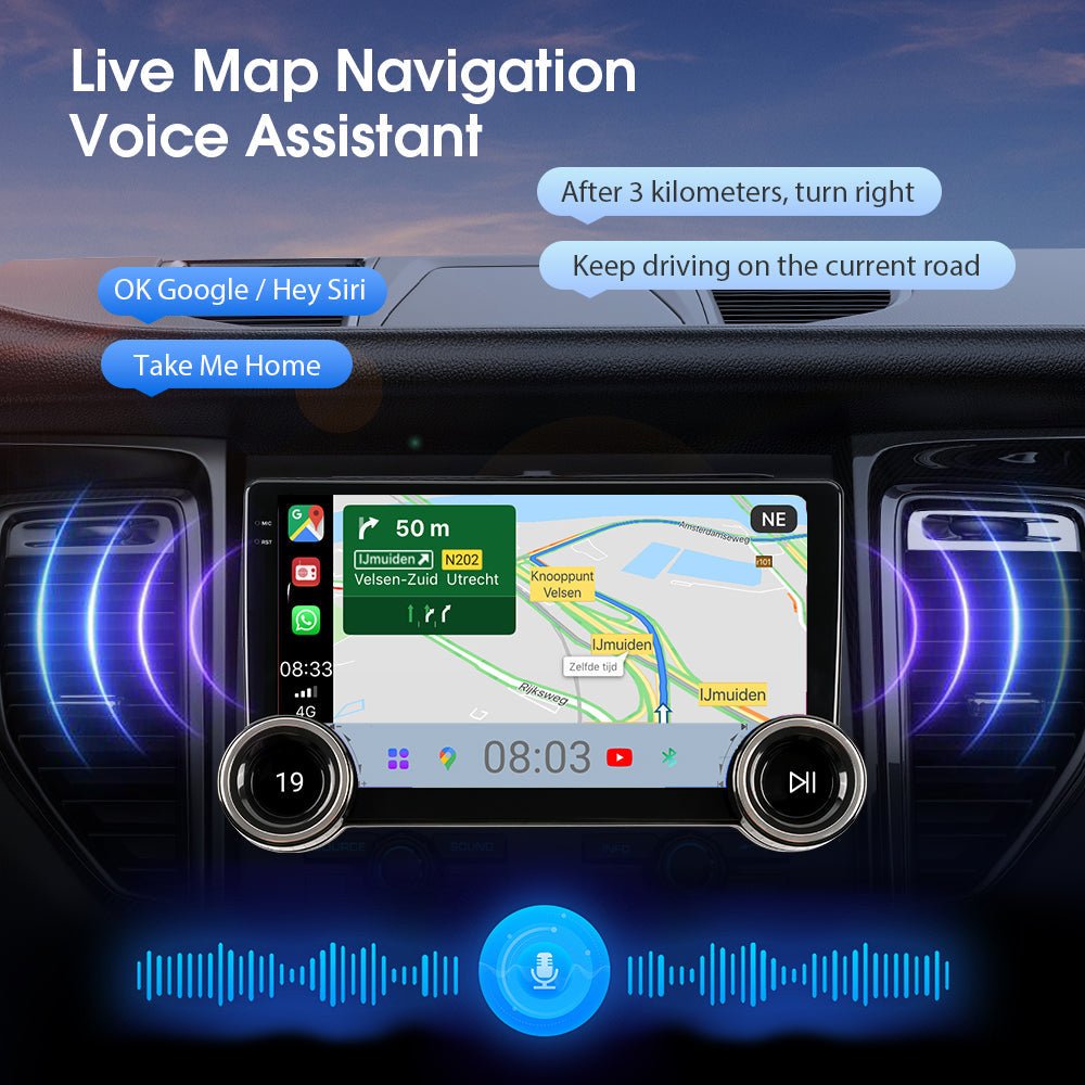 DOUNDY CVD1529-AJ 10" Double Din Car Stereo