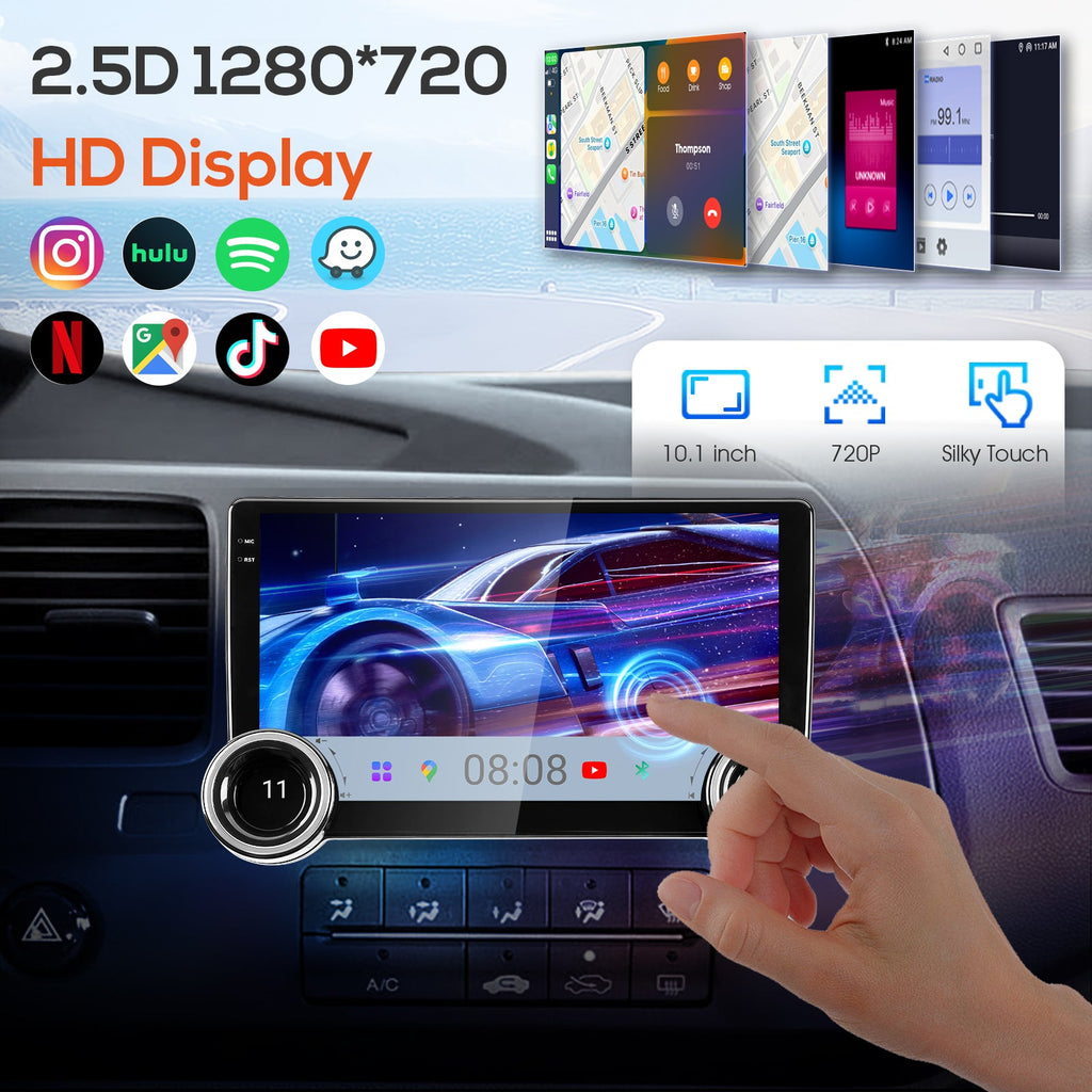 DOUNDY CVD1529-AJ 10" Double Din Car Stereo