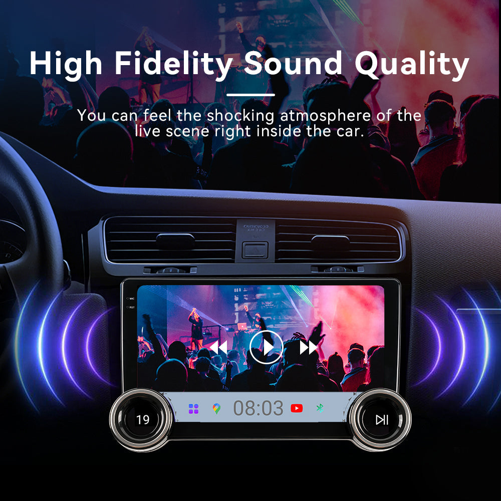 DOUNDY CVD1529-AJ 10" Double Din Car Stereo