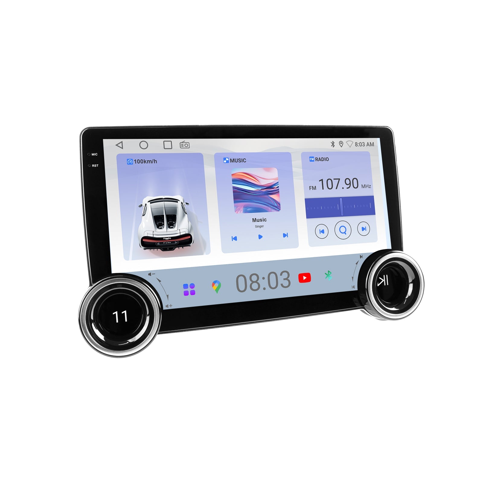 DOUNDY CVD1529-AJ 10" Double Din Car Stereo