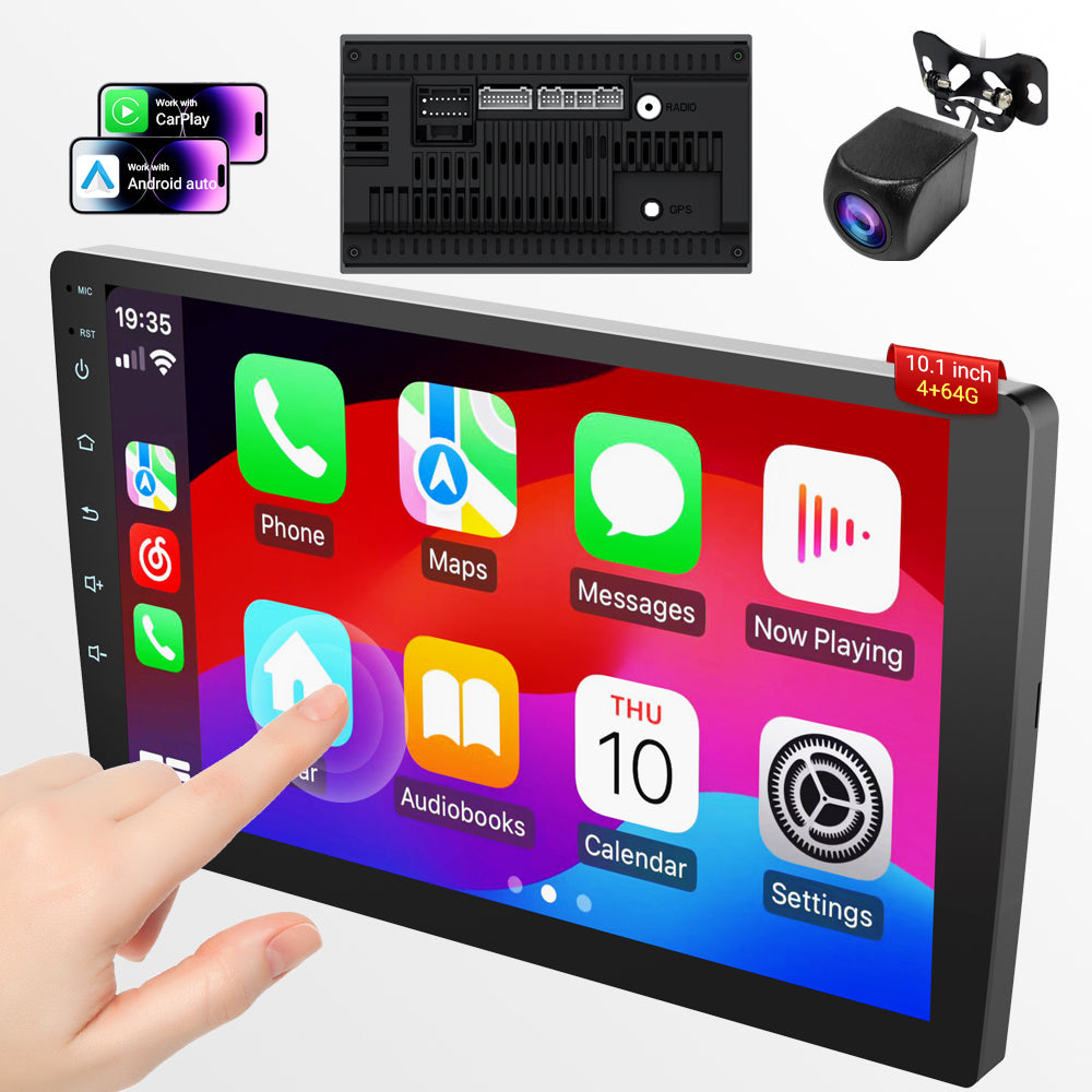 DOUNDY CVD1943-ZA 10.1" Double Din Car Stereo