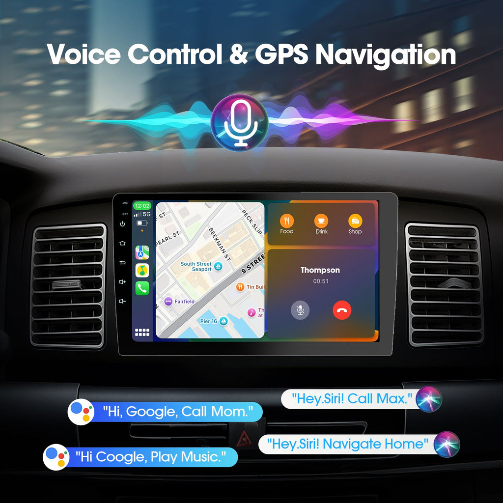 DOUNDY CVD1943-ZA 10.1" Double Din Car Stereo