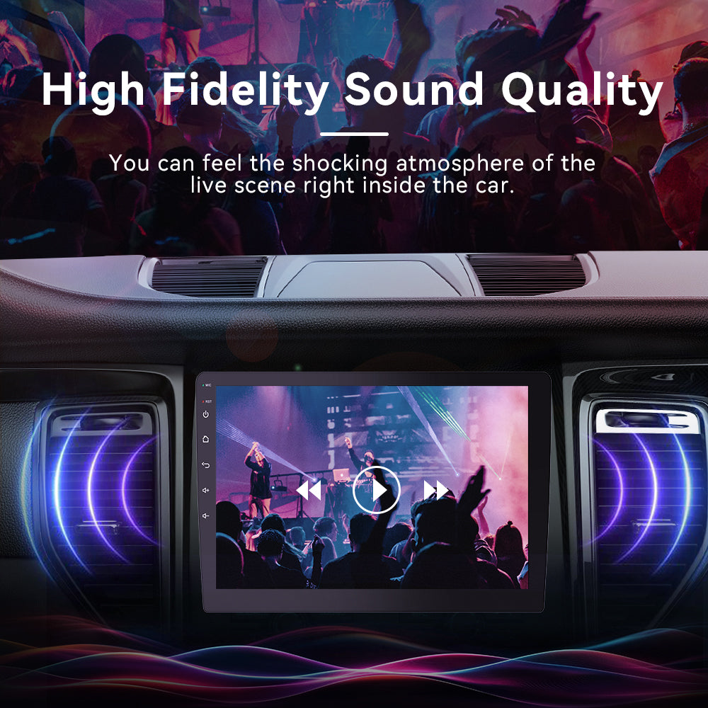 DOUNDY CVD1943-ZA 10.1" Double Din Car Stereo