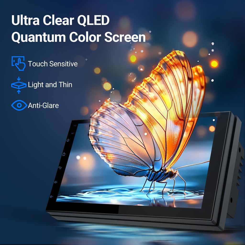 DOUNDY CVD7496-AJ 7" Double Din Car Stereo For Most Vehicles