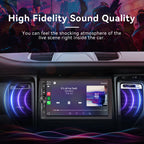 DOUNDY CVD7496-AJ 7" Double Din Car Stereo For Most Vehicles