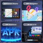 DOUNDY CVD7496-AJ 7" Double Din Car Stereo For Most Vehicles