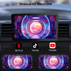 DOUNDY CVD9661-AJ 9" Double Din Car Stereo For Honda Civic