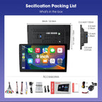 DOUNDY CVD9661-AJ 9" Double Din Car Stereo For Most Vehicles