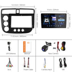 DOUNDY CVD9661-AJ 9" Double Din Car Stereo For Honda Civic