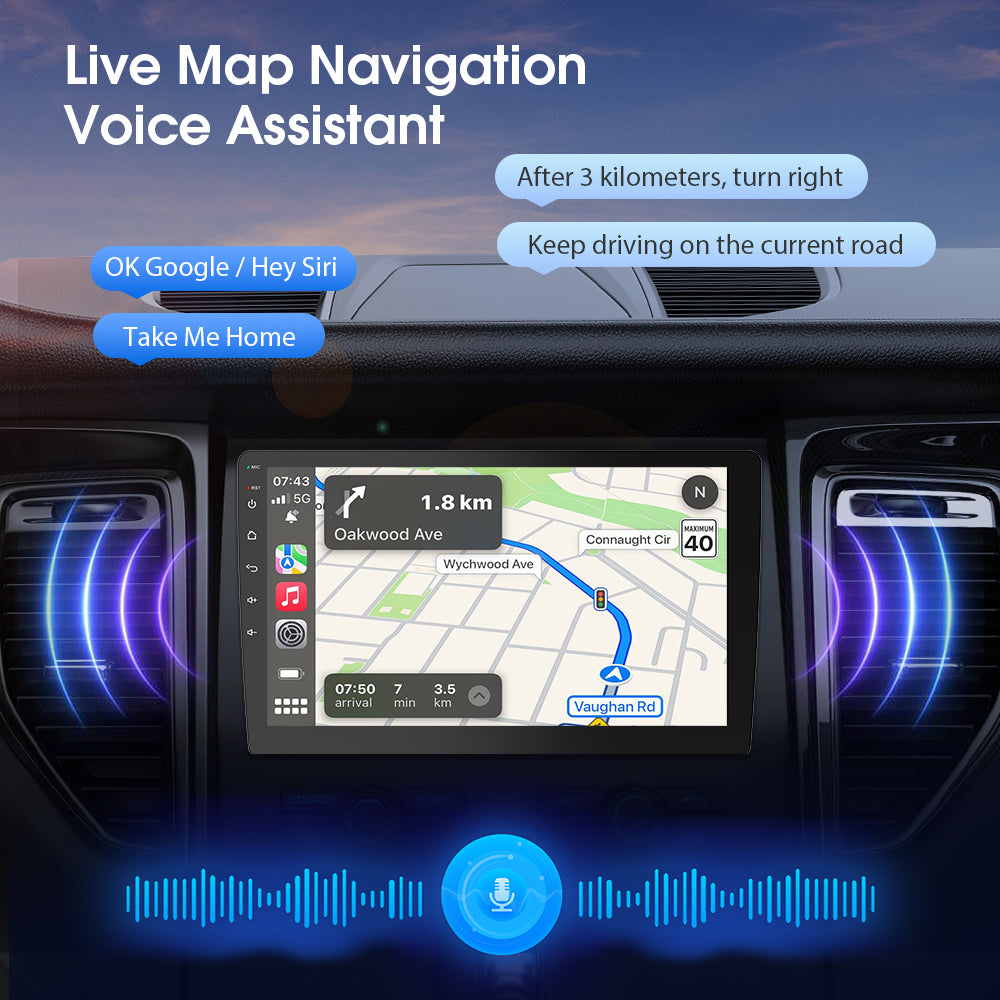 DOUNDY CVD9943-ZA 9" Double Din Car Stereo