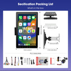 DOUNDY CVS1520A-AJ 10.1" Single Din Car Stereo