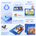 DOUNDY MID1050-AE 10.1 inch Kids Tablet Android 15 6GB RAM 32GB ROM