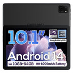 DOUNDY MID1058-AD 10.1-inch Android 14 Tablet - 10GB RAM (64GB + 256GB)