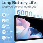 DOUNDY MID1058-AD 10.1-inch Android 14 Tablet - 10GB RAM (64GB + 256GB)