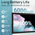 DOUNDY MID1061-MX 10.1" Android 14 Tablet | 10GB RAM (4GB+6GB Expansion)