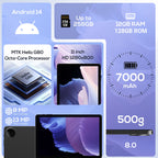 DOUNDY MID1109-MX 11 Inch Android Tablet 12GB RAM 128GB ROM