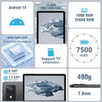 DOUNDY MID1110-MS Android 14 Tablet 11 inch Gaming Tablets (8+256GB)