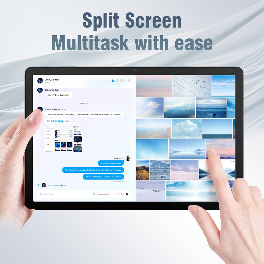 DOUNDY MID1110-MS Android 14 Tablet 11 inch Gaming Tablets (8+256GB)