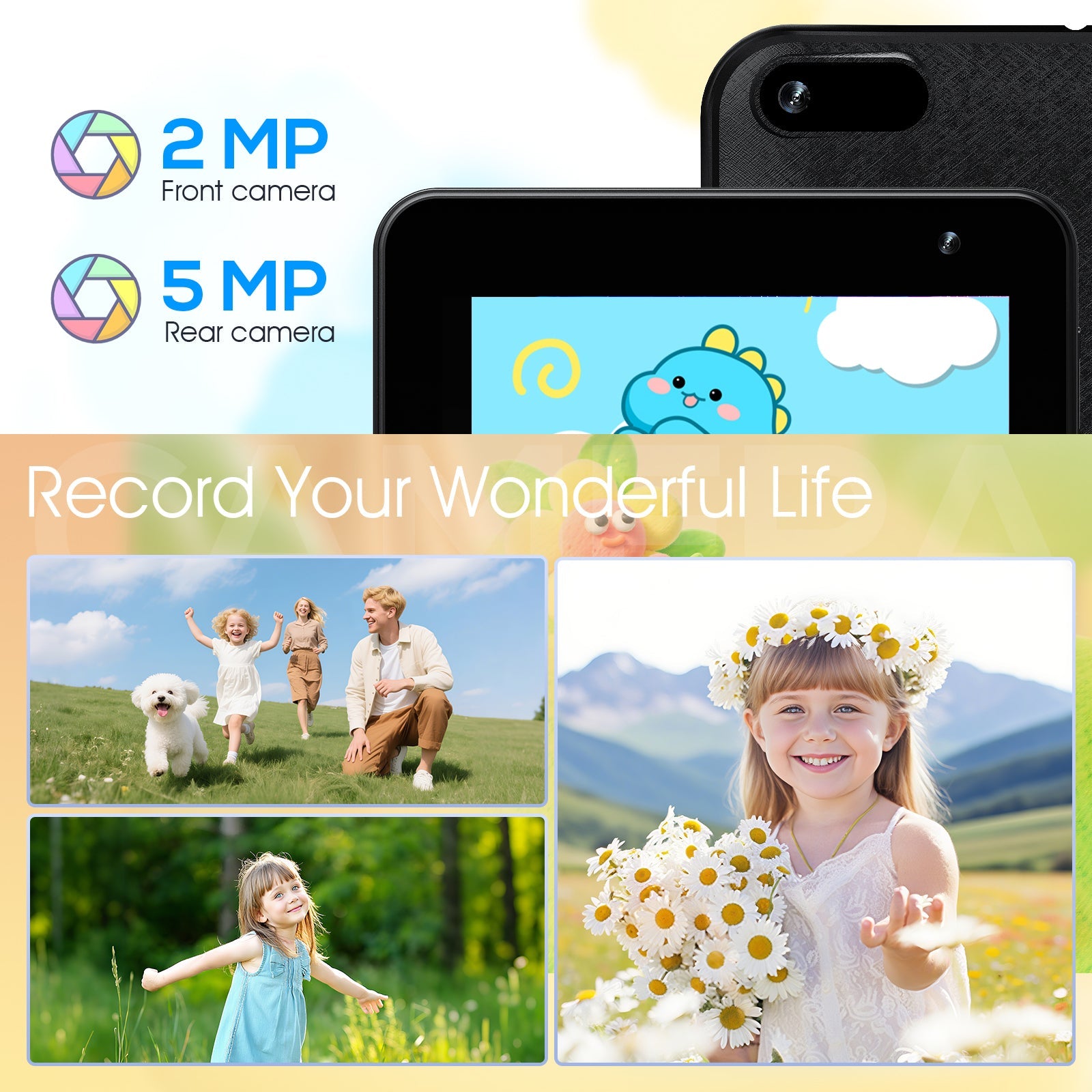 DOUNDY MID7025-AC 7inch Quad-Core Android Kids Tablet 4GB RAM+32GB ROM