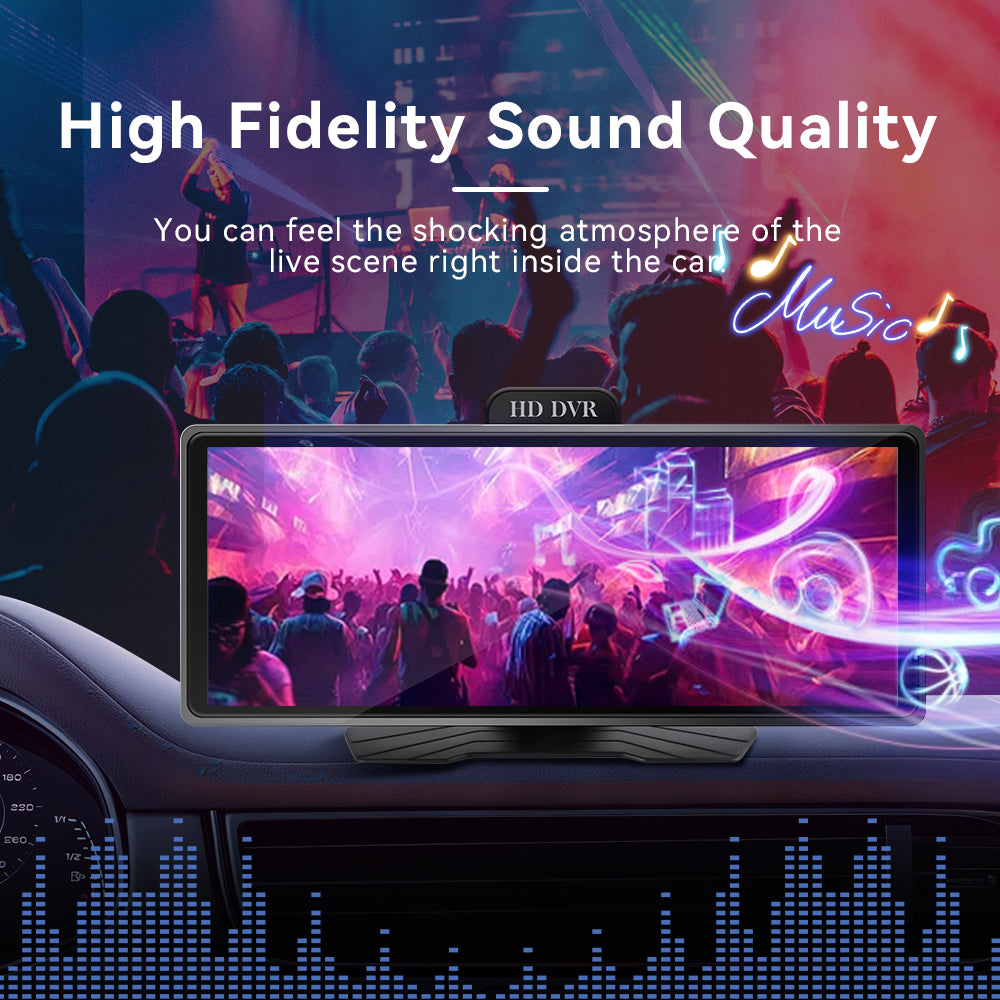 DOUNDY PND1001-AD 9.3" Portable Car Stereo For All Vehicles