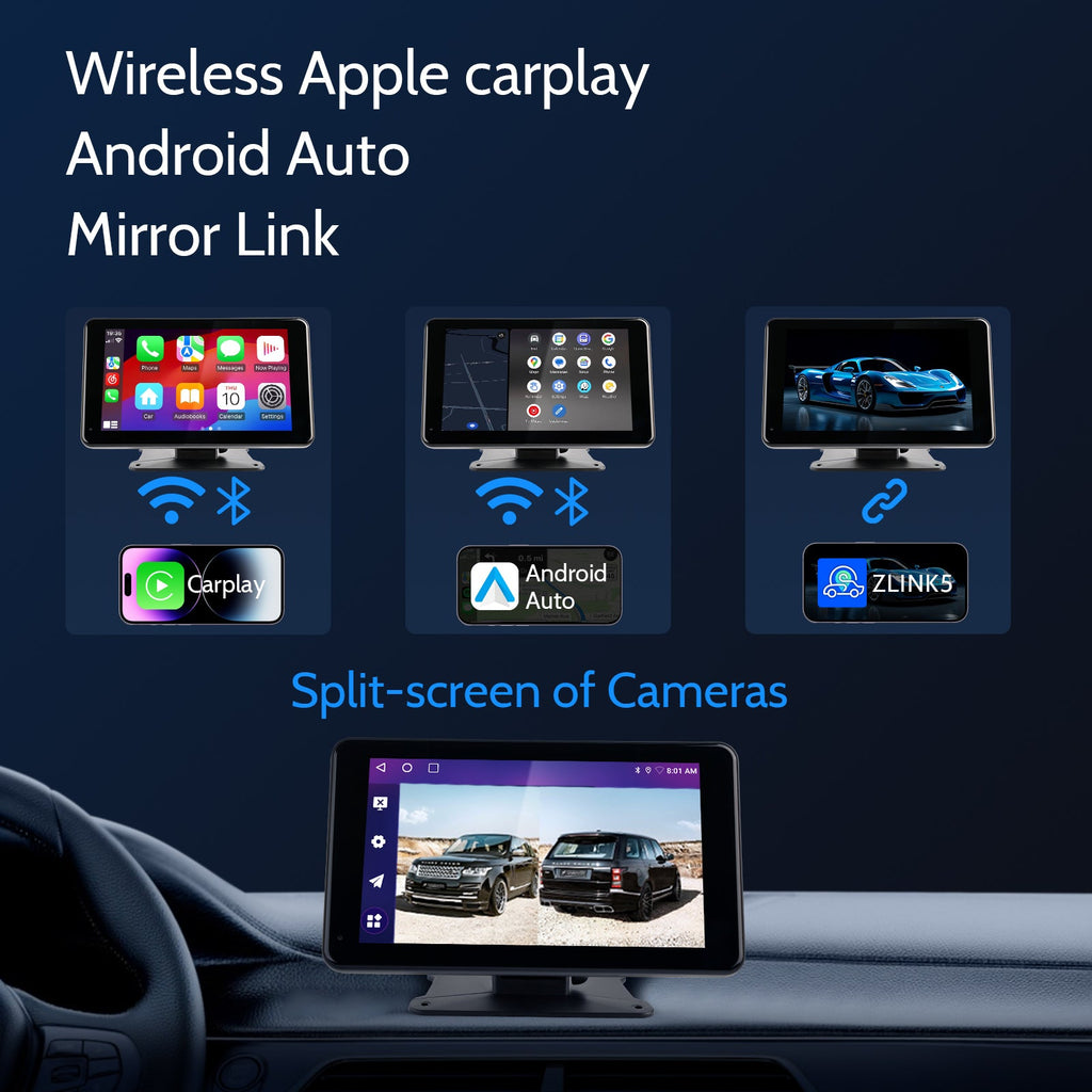 DOUNDY PND7001-AD 7" Portable Car Stereo For All Vehicles